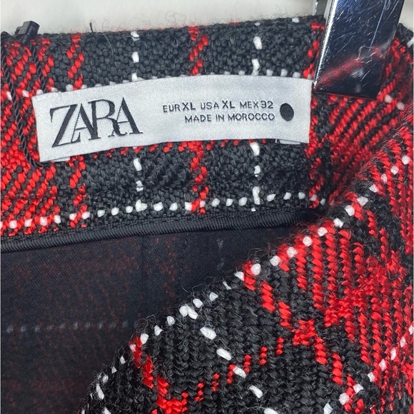 Zara Plaid Tweed Shorts - Picture 5 of 5
